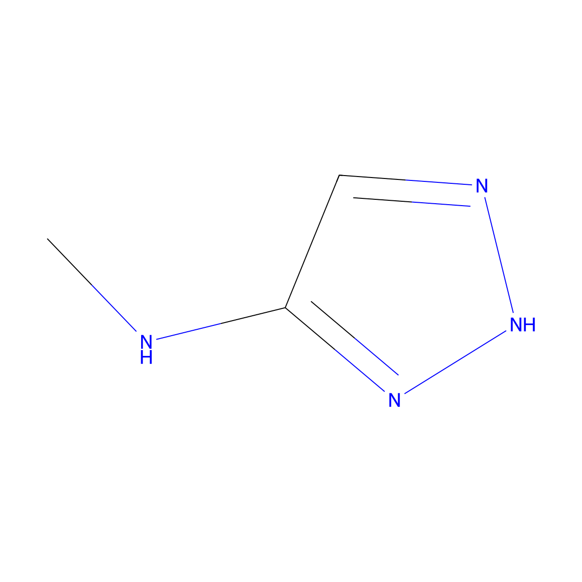 N-Methyl-1H-1,2,3-triazol-4-amine molecular structure, CAS 1315304-27-8