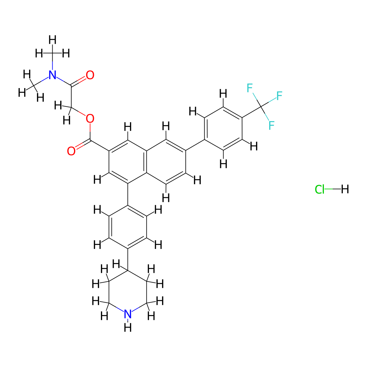P2Y14 Antagonist Prodrug 7j hydrochloride molecular structure, CAS 1315308-19-0