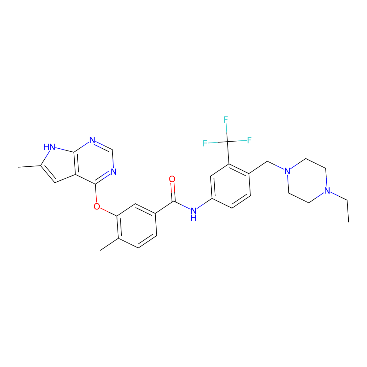 B-Raf inhibitor molecular structure, CAS 1315330-11-0
