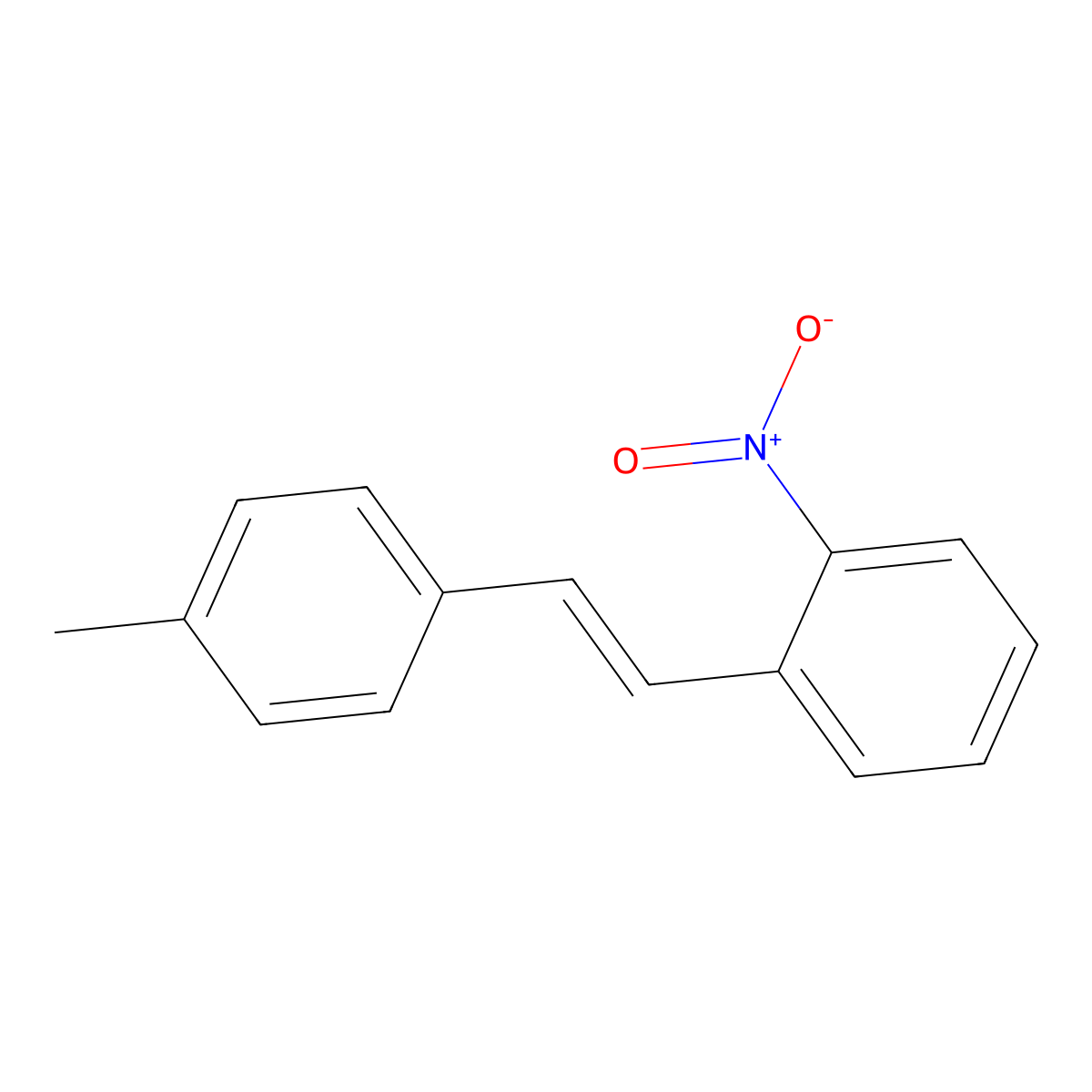 1-[2-(4-Methylphenyl)ethenyl]-2-nitrobenzene molecular structure, CAS 131534-72-0