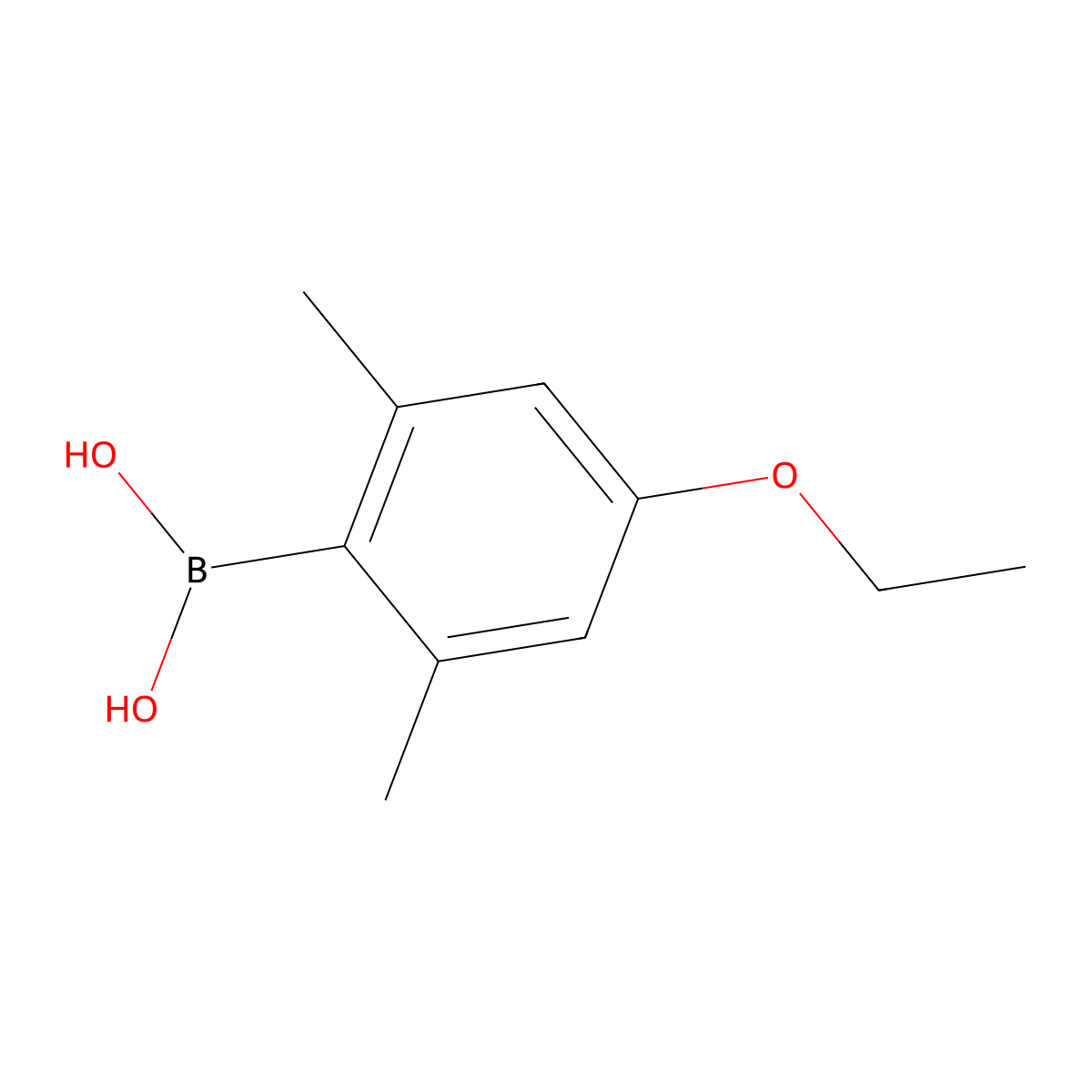 (4-Ethoxy-2,6-dimethylphenyl)boronic acid molecular structure, CAS 1315342-15-4