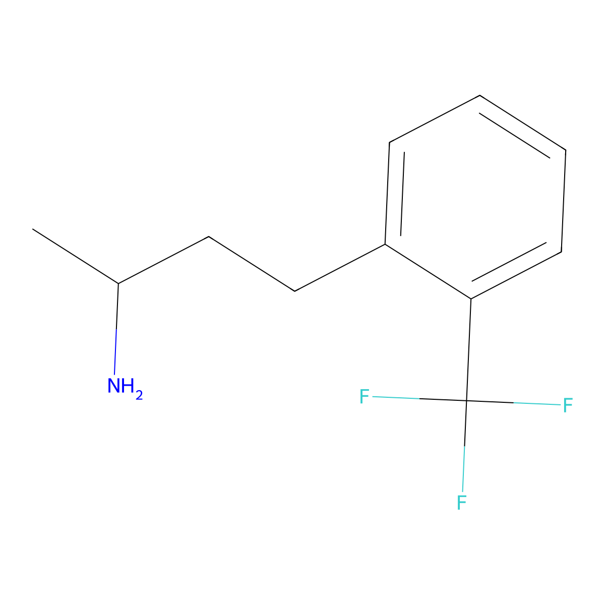 4-[2-(Trifluoromethyl)phenyl]butan-2-amine molecular structure, CAS 1315344-73-0