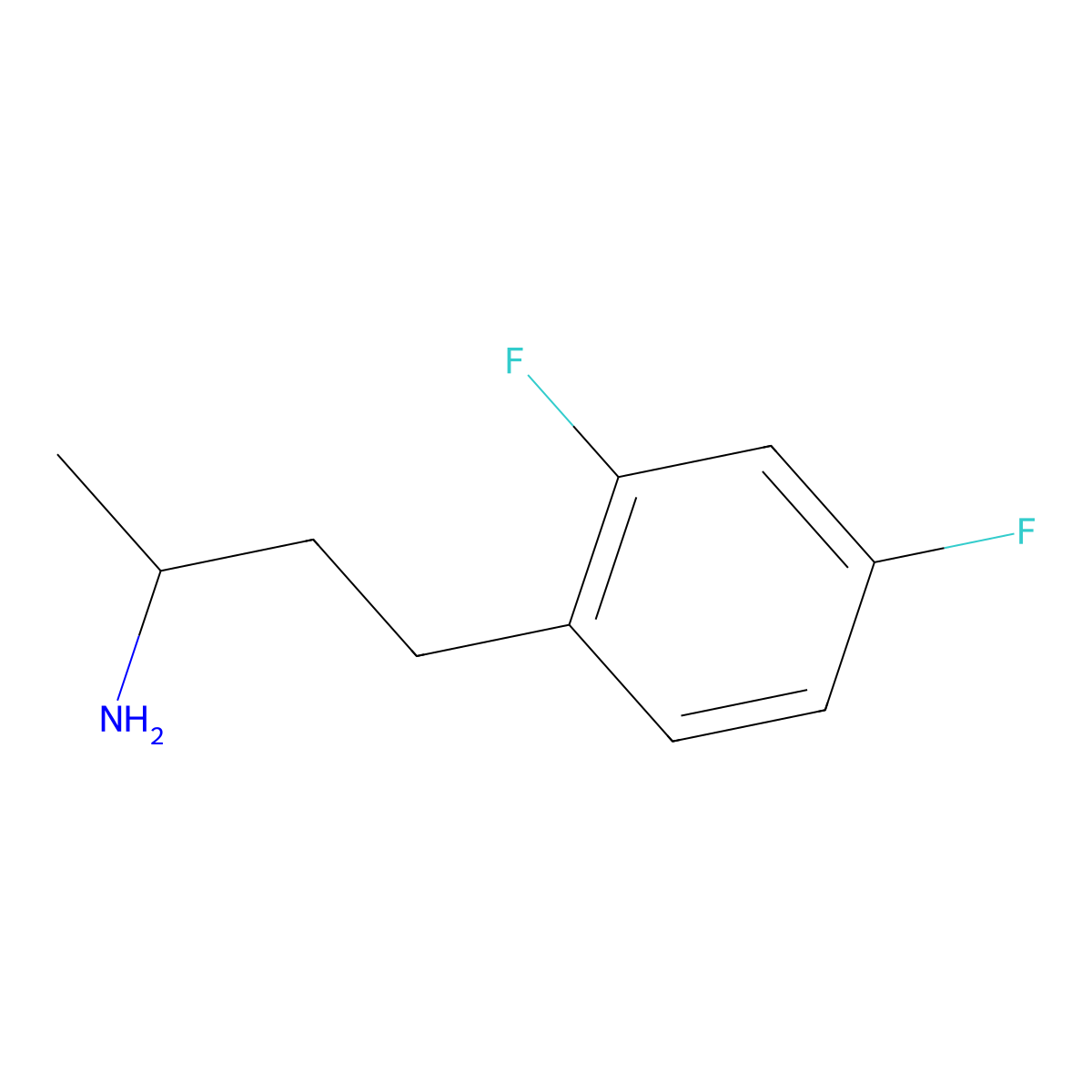 4-(2,4-Difluorophenyl)butan-2-amine molecular structure, CAS 1315346-95-2