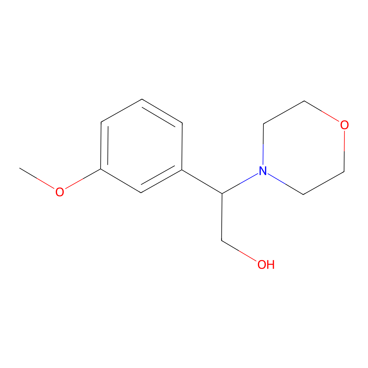 2-(3-Methoxyphenyl)-2-morpholinoethanol molecular structure, CAS 1315348-34-5