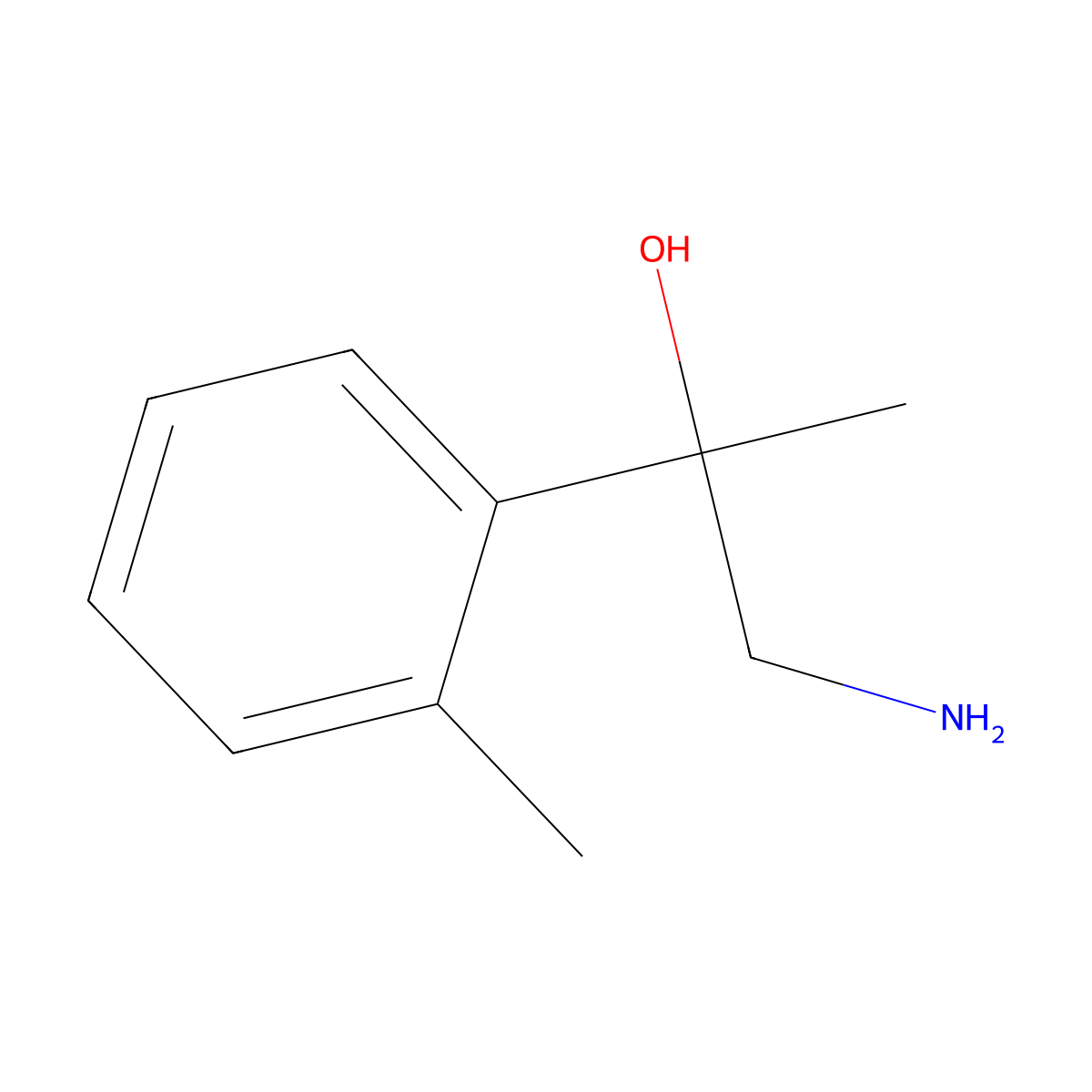 1-Amino-2-(2-methylphenyl)propan-2-ol molecular structure, CAS 1315349-10-0