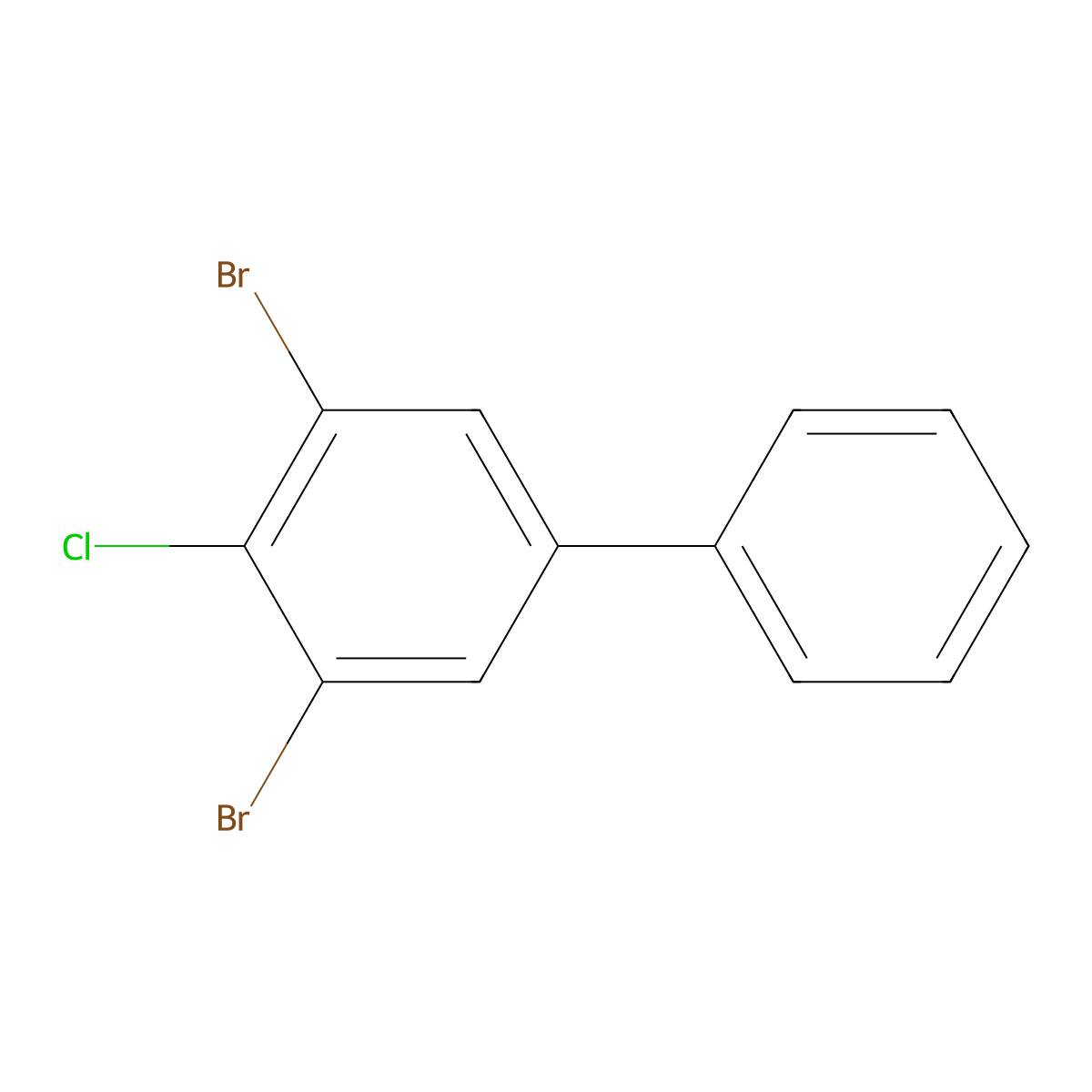 3,5-Dibromo-4-chloro-1,1'-biphenyl molecular structure, CAS 1315351-70-2