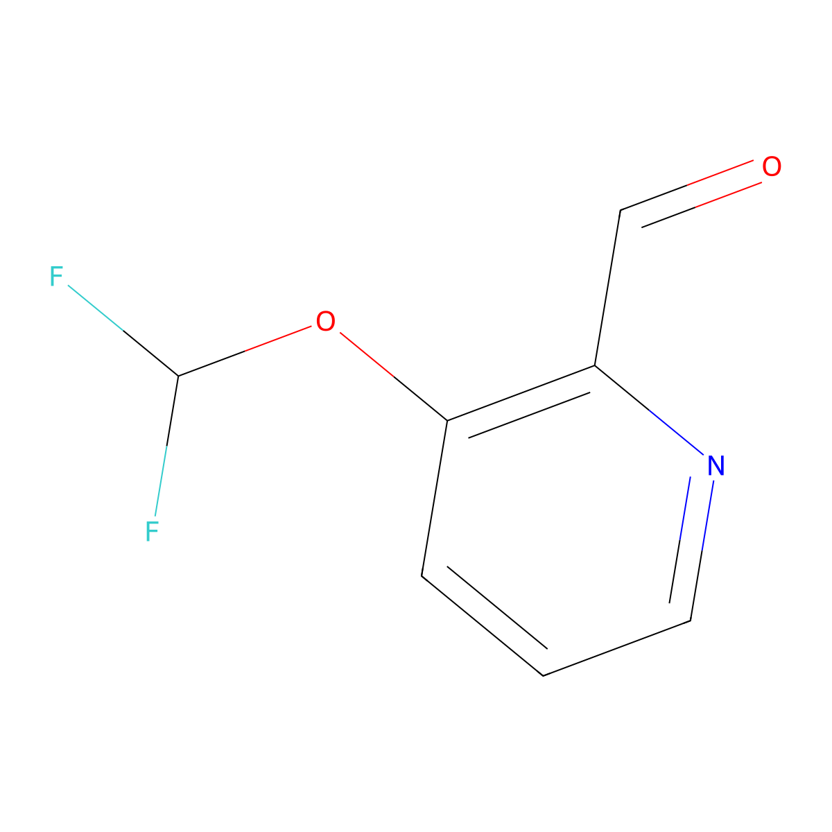 3-(Difluoromethoxy)picolinaldehyde molecular structure, CAS 1315361-14-8