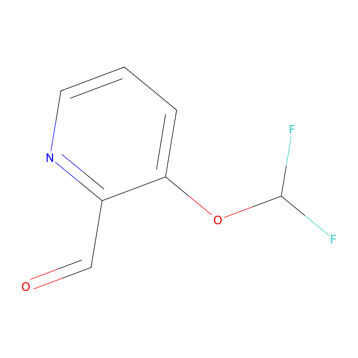 3-(Difluoromethoxy)picolinaldehyde molecular structure, CAS 1315361-14-8