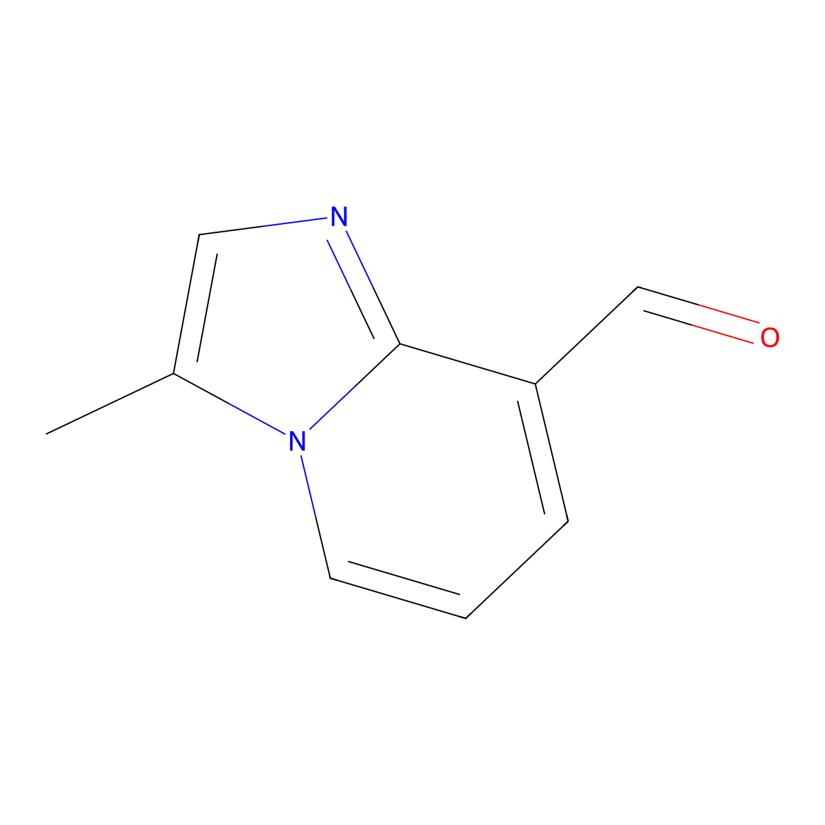 3-Methylimidazo[1,2-a]pyridine-8-carbaldehyde molecular structure, CAS 1315363-66-6