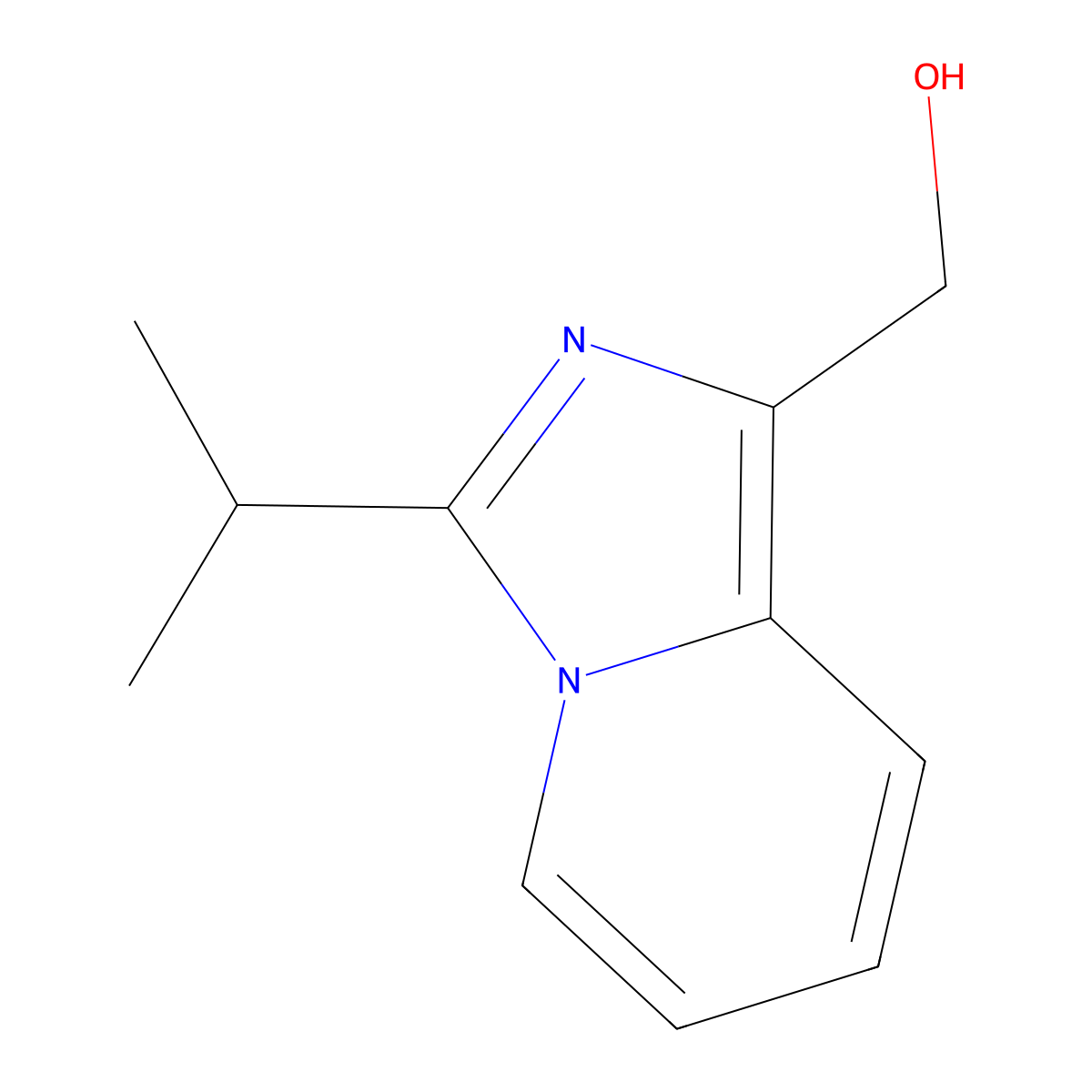 [3-(Propan-2-yl)imidazo[1,5-a]pyridin-1-yl]methanol molecular structure, CAS 1315365-63-9