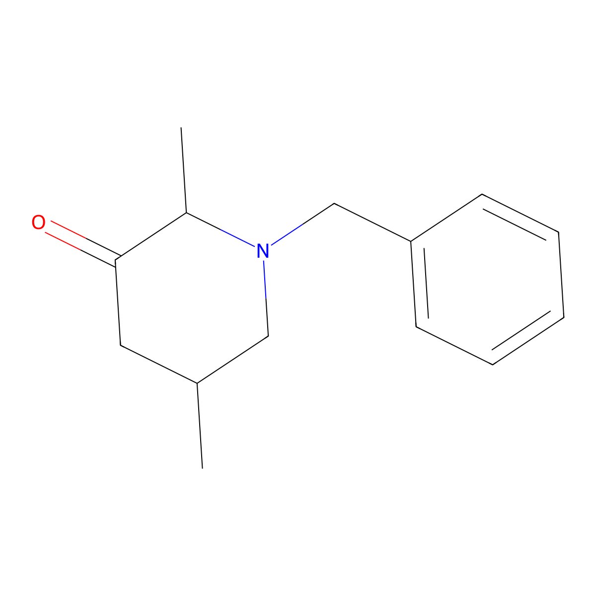 1-Benzyl-2,5-dimethylpiperidin-3-one molecular structure, CAS 1315365-84-4