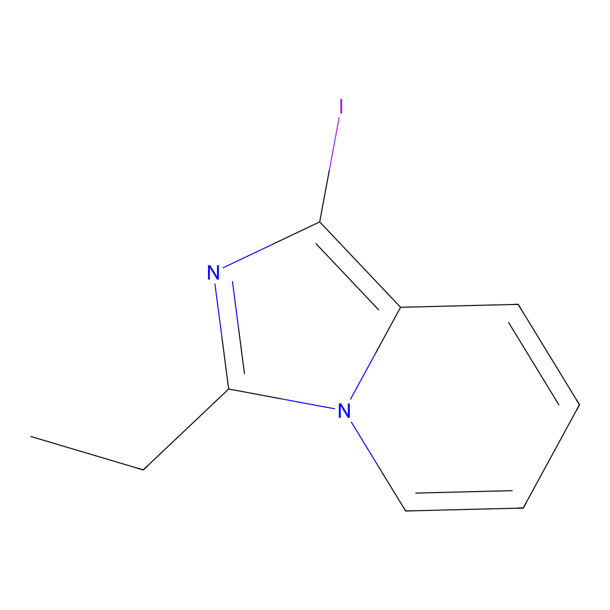 3-Ethyl-1-iodoimidazo[1,5-a]pyridine molecular structure, CAS 1315366-07-4