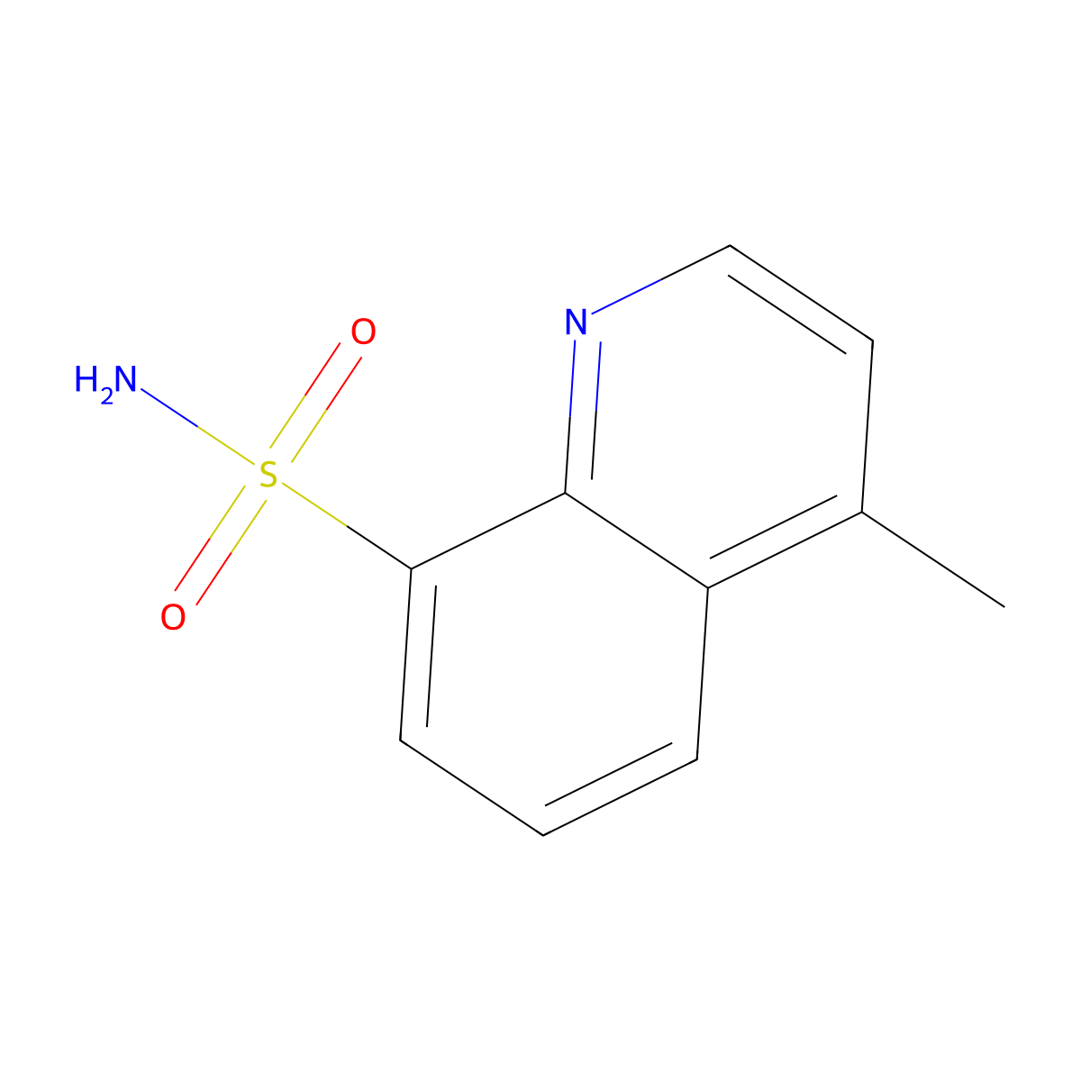 8-Quinolinesulfonamide, 4-methyl- molecular structure, CAS 1315366-10-9