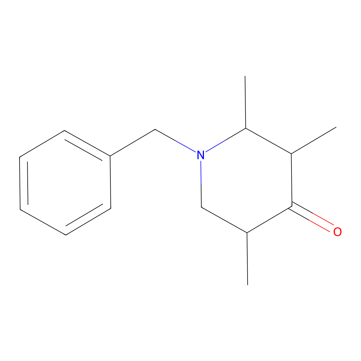 1-Benzyl-2,3,5-trimethylpiperidin-4-one molecular structure, CAS 1315366-34-7