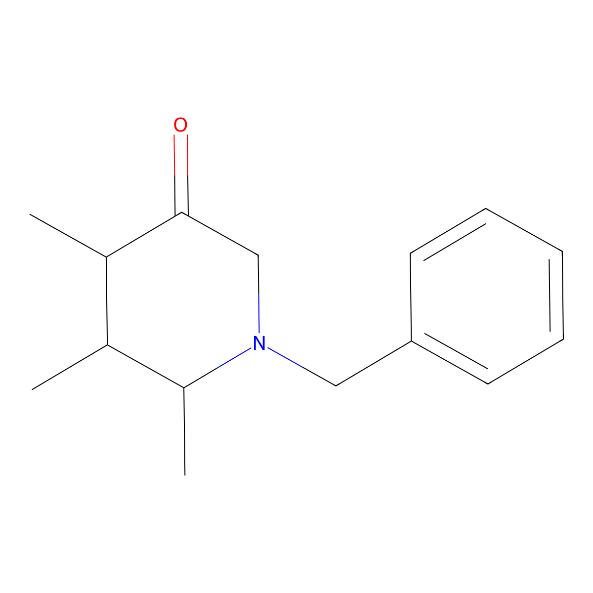 1-Benzyl-4,5,6-trimethylpiperidin-3-one molecular structure, CAS 1315366-43-8