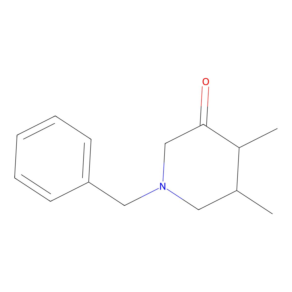 1-Benzyl-4,5-dimethylpiperidin-3-one molecular structure, CAS 1315366-79-0
