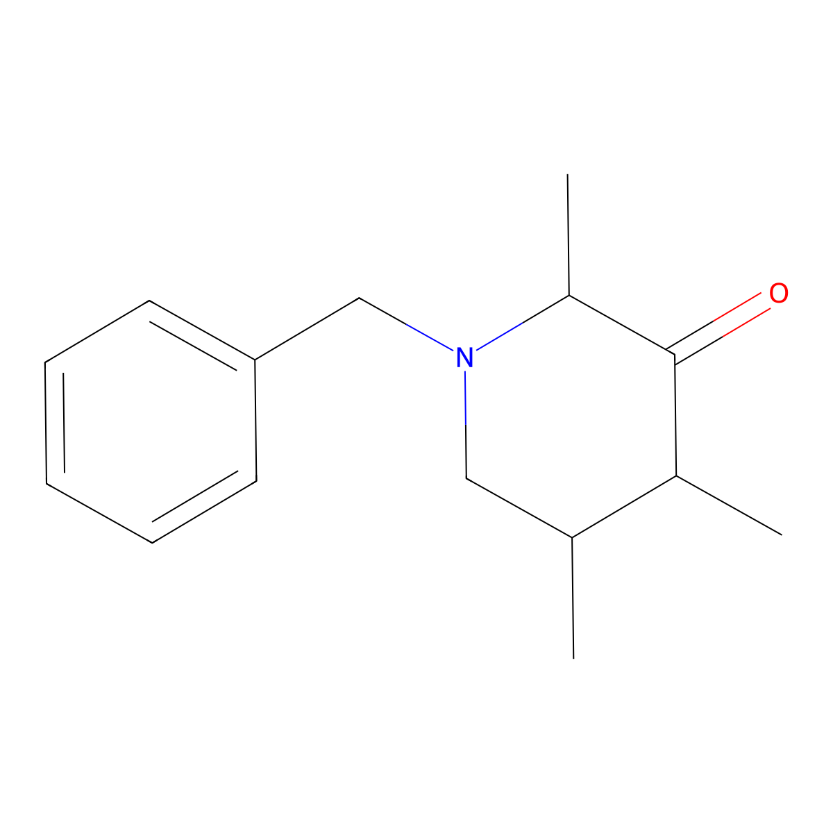 1-Benzyl-2,4,5-trimethylpiperidin-3-one molecular structure, CAS 1315367-09-9