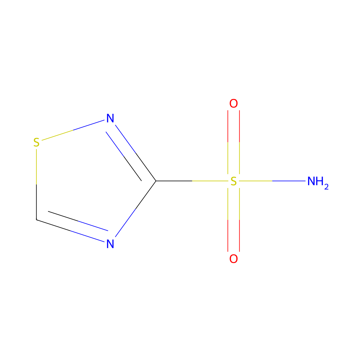 1,2,4-Thiadiazole-3-sulfonamide molecular structure, CAS 1315367-13-5