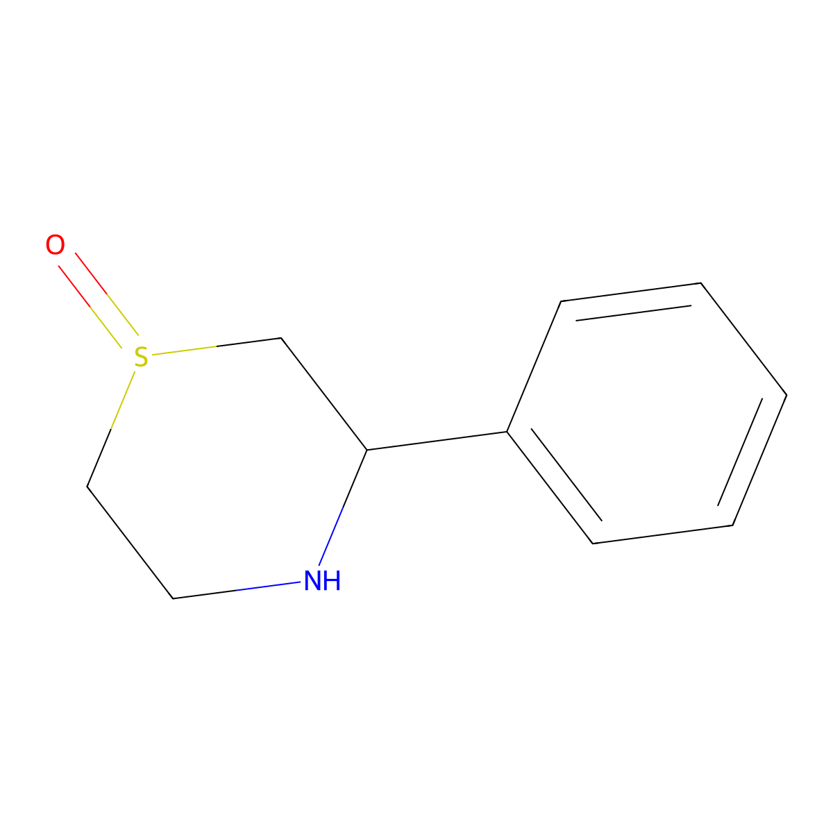 3-Phenyl-1lambda4-thiomorpholin-1-one molecular structure, CAS 1315367-21-5