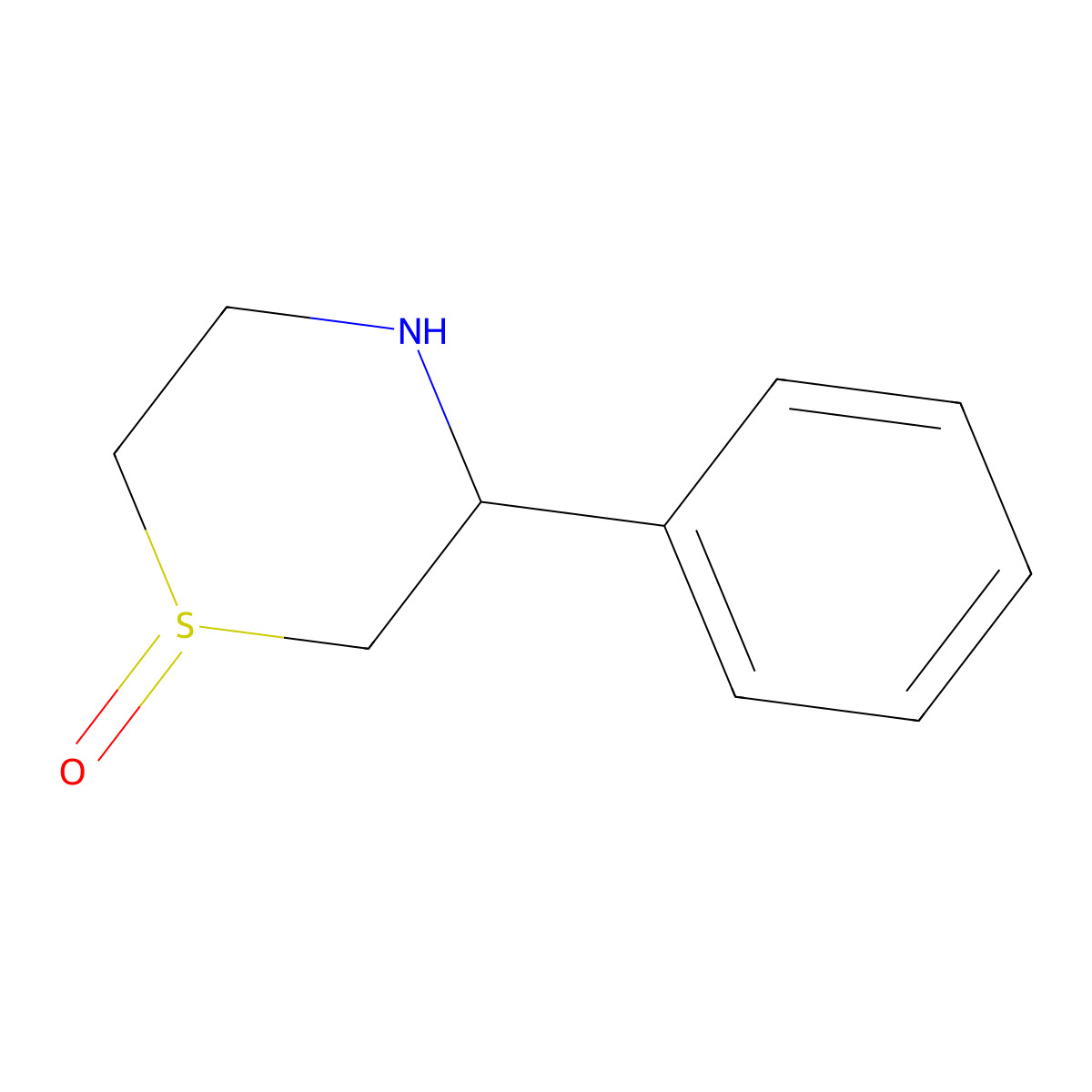 3-Phenyl-1lambda4-thiomorpholin-1-one molecular structure, CAS 1315367-21-5