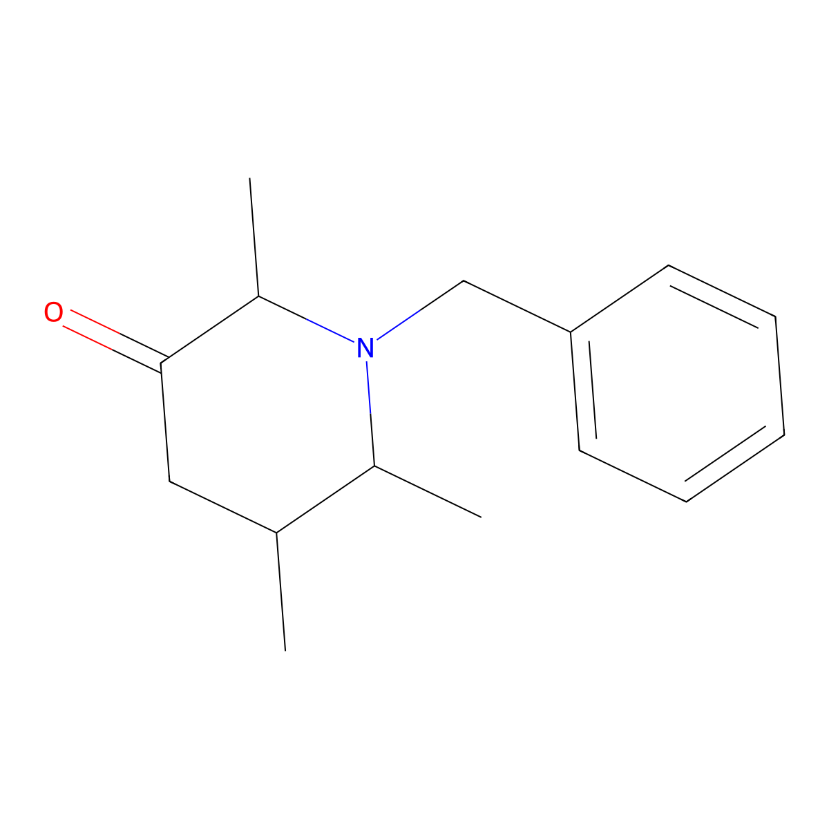 1-Benzyl-2,5,6-trimethylpiperidin-3-one molecular structure, CAS 1315367-31-7