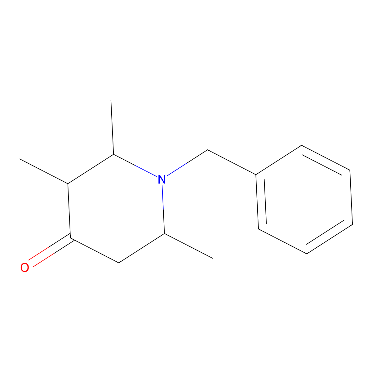 1-Benzyl-2,3,6-trimethylpiperidin-4-one molecular structure, CAS 1315367-68-0