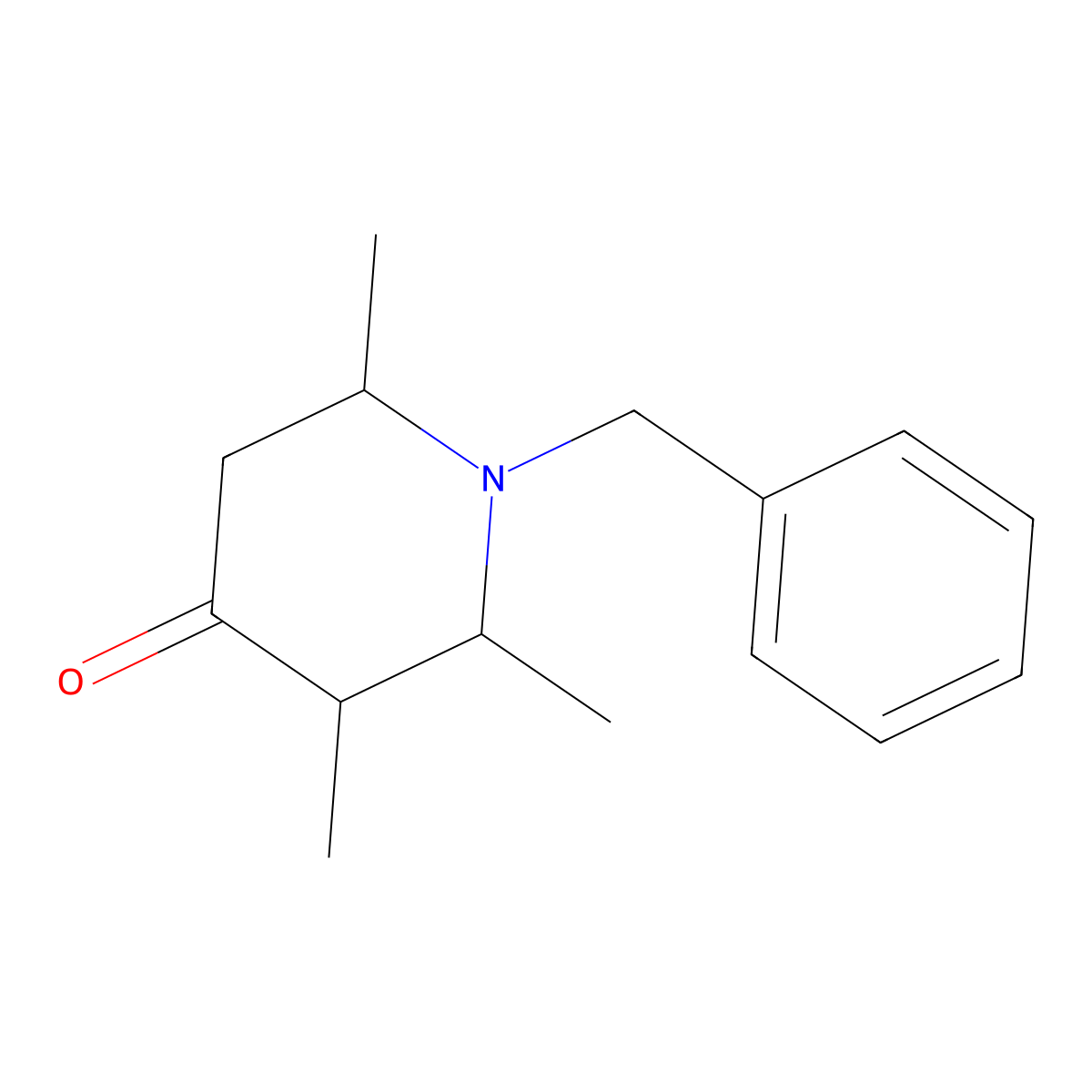 1-Benzyl-2,3,6-trimethylpiperidin-4-one molecular structure, CAS 1315367-68-0