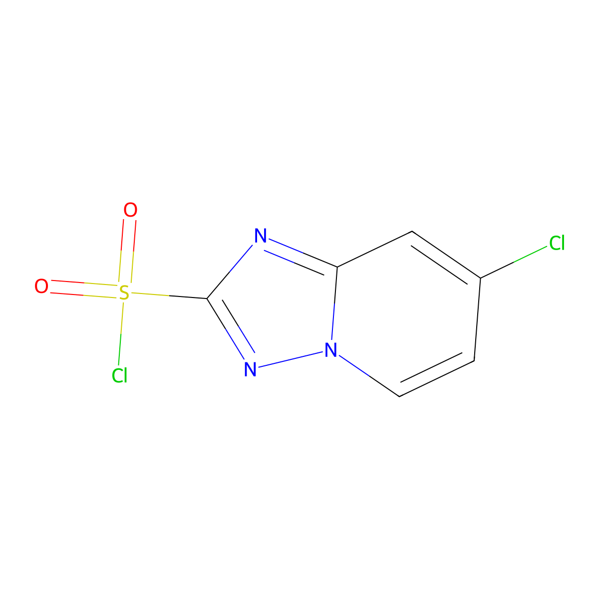 7-Chloro-[1,2,4]triazolo[1,5-a]pyridine-2-sulfonyl chloride molecular structure, CAS 1315368-11-6