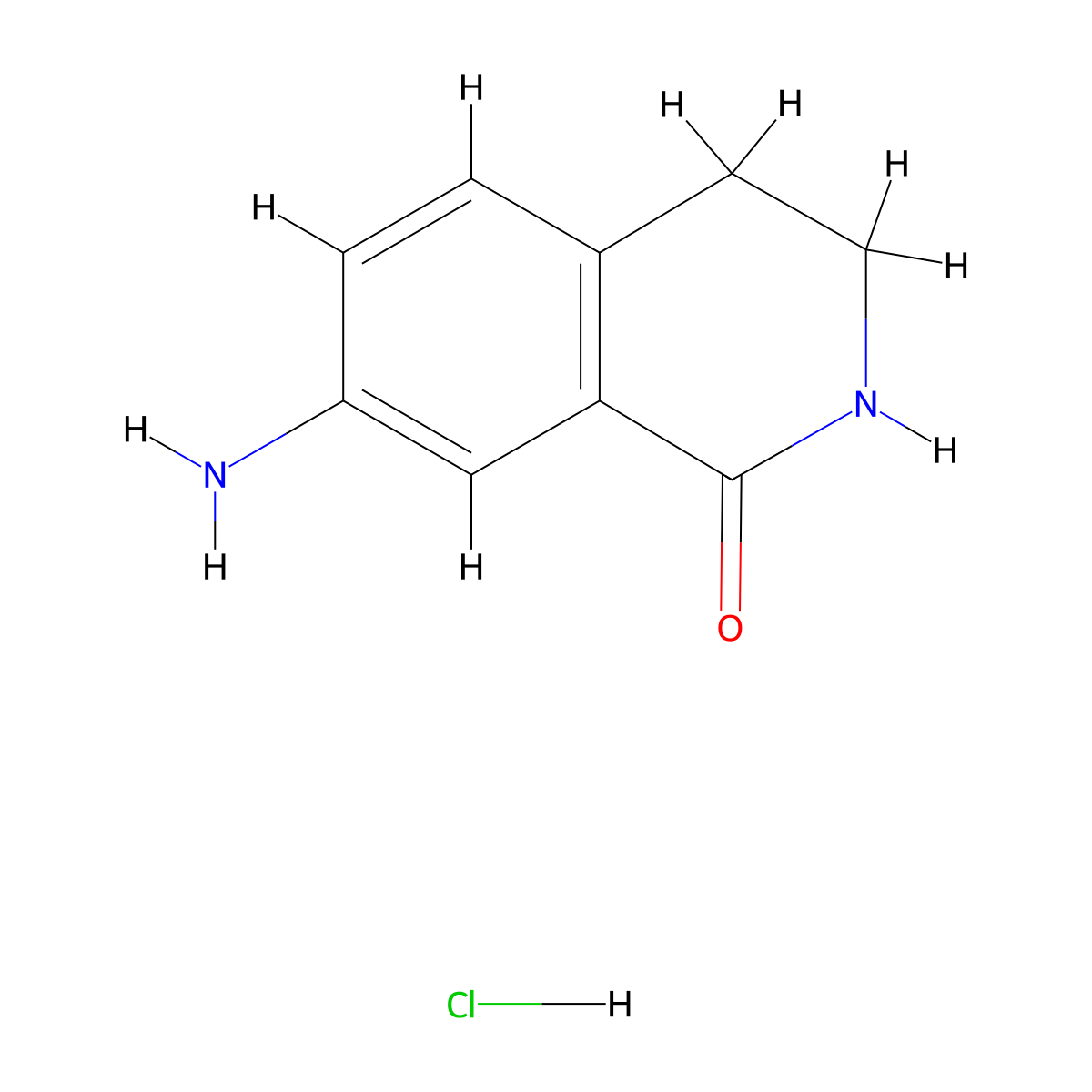 7-Amino-1,2,3,4-tetrahydroisoquinolin-1-one hydrochloride molecular structure, CAS 1315368-42-3