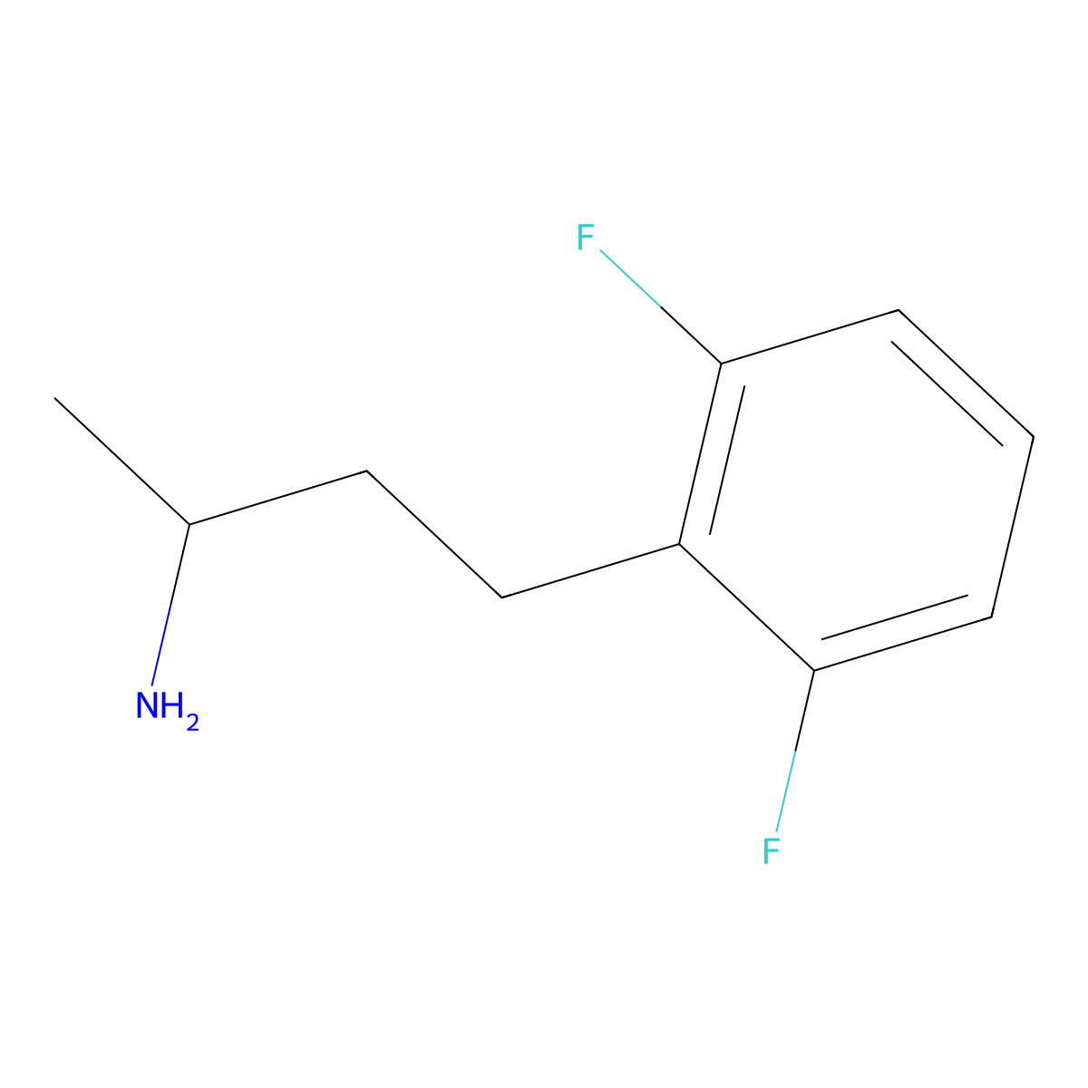 4-(2,6-Difluorophenyl)butan-2-amine molecular structure, CAS 1315373-41-1