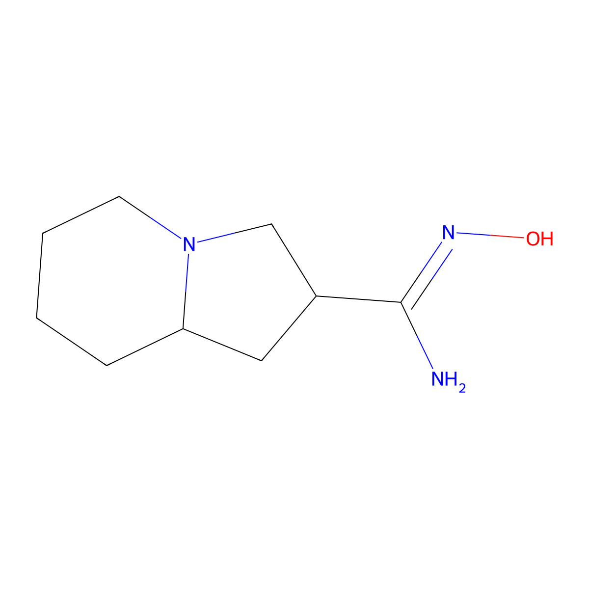 N-Hydroxy-octahydroindolizine-2-carboximidamide molecular structure, CAS 1315376-77-2
