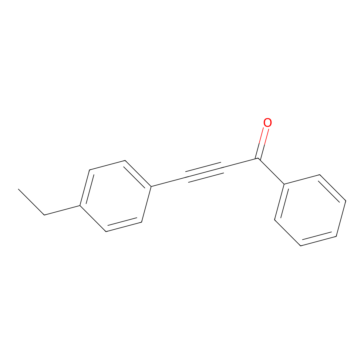 3-(4-Ethylphenyl)-1-phenylprop-2-yn-1-one molecular structure, CAS 1315379-41-9