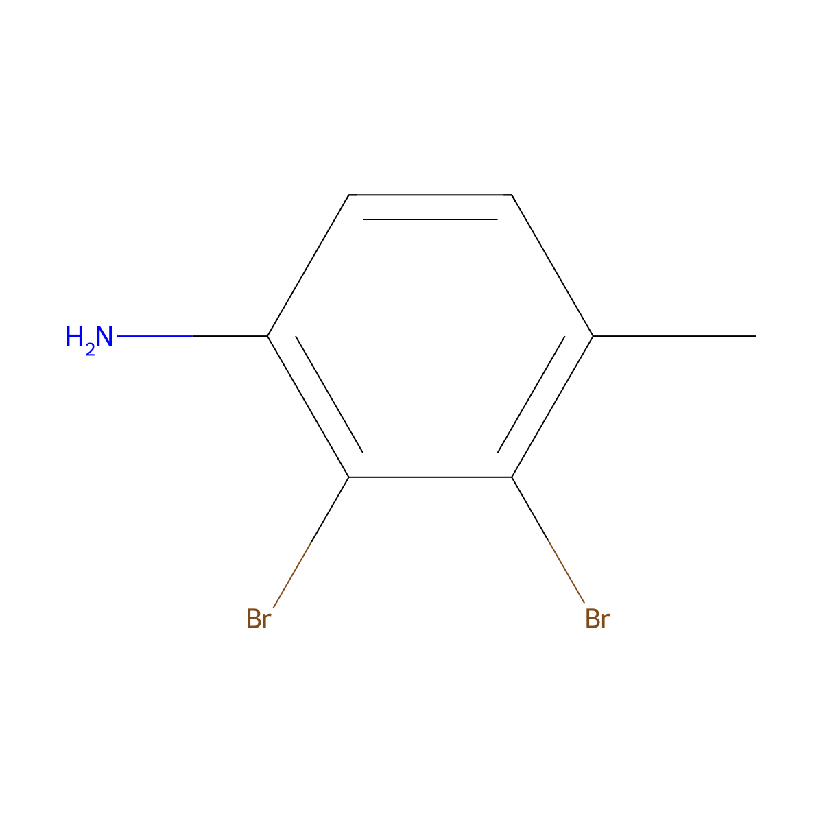 2,3-Dibromo-4-methylaniline molecular structure, CAS 1315451-66-1