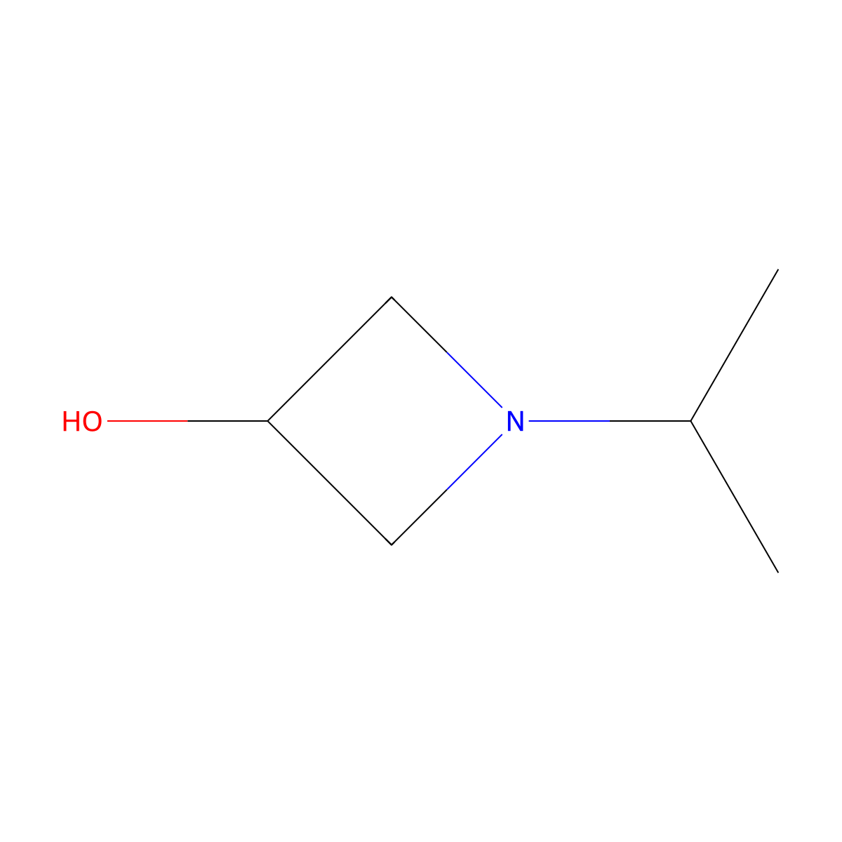 1-(Propan-2-yl)azetidin-3-ol molecular structure, CAS 13156-06-4