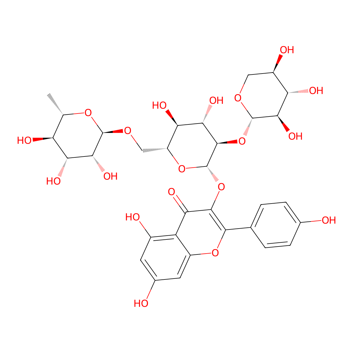 Camelliaside B molecular structure, CAS 131573-90-5