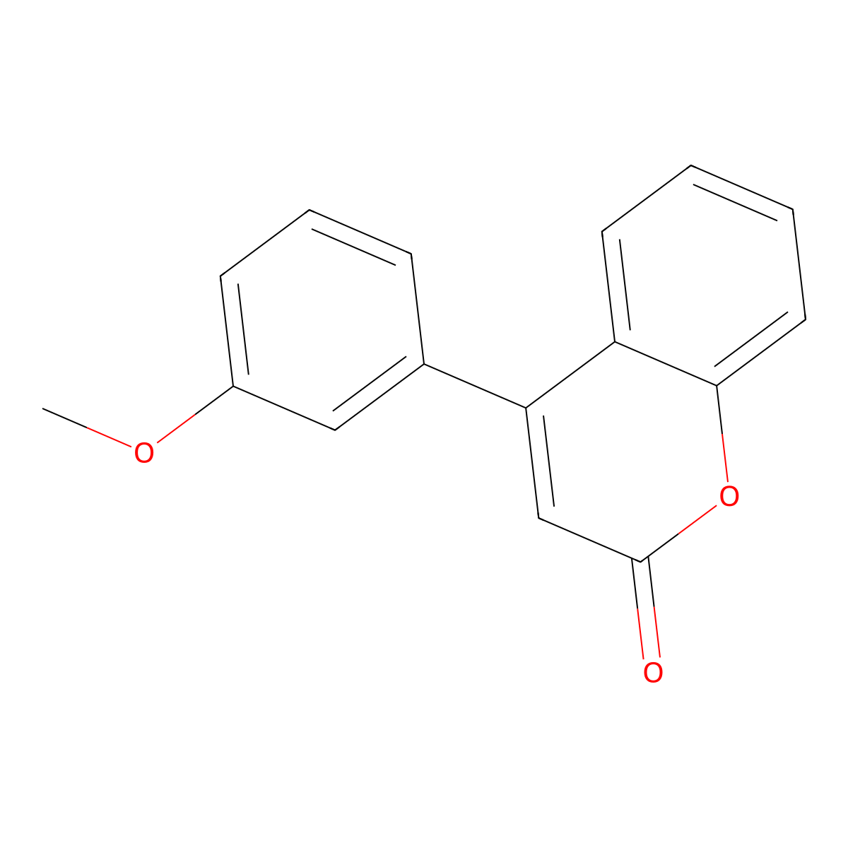 4-(3-Methoxyphenyl)-2H-chromen-2-one molecular structure, CAS 131575-58-1