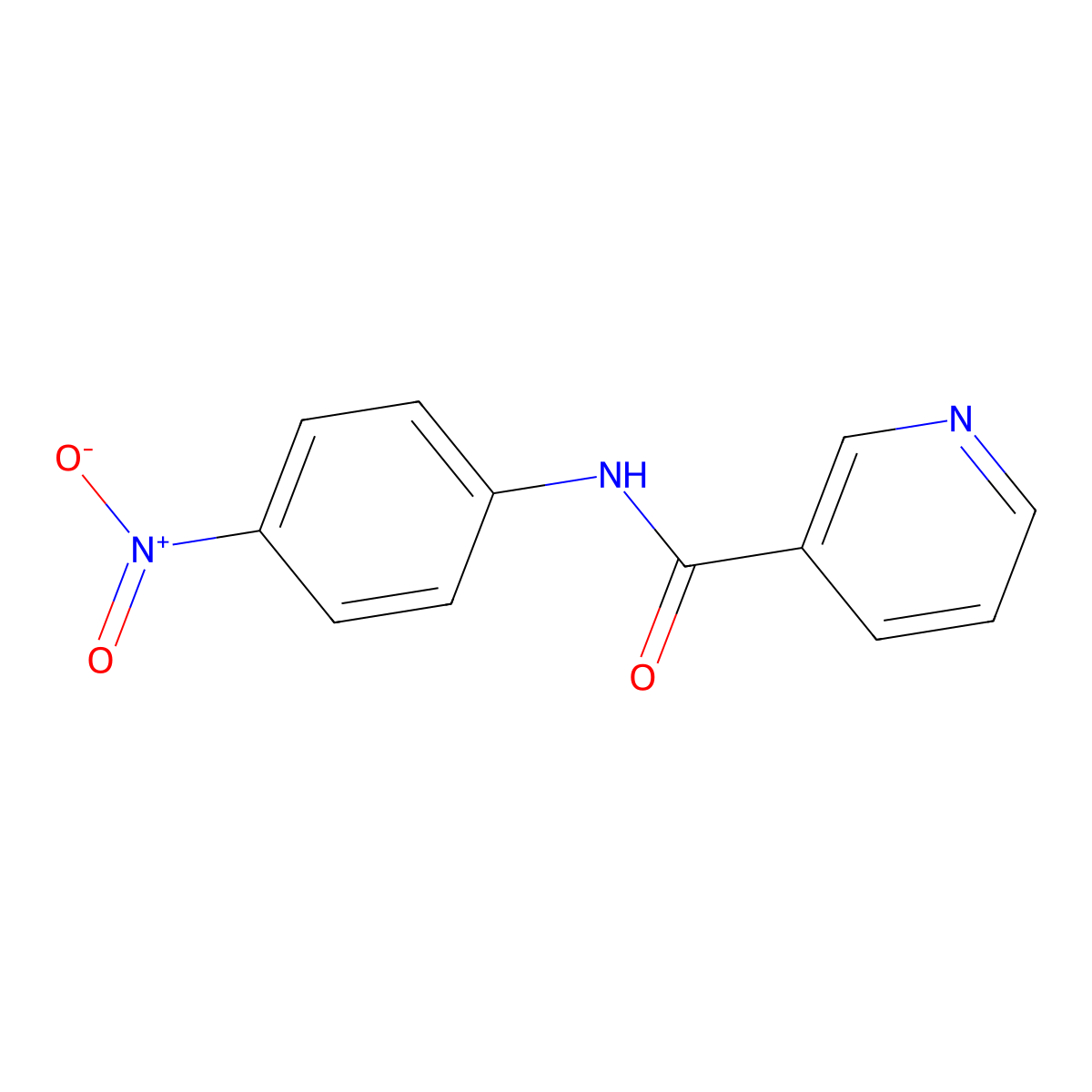 4'-Nitronicotinanilide molecular structure, CAS 13160-62-8