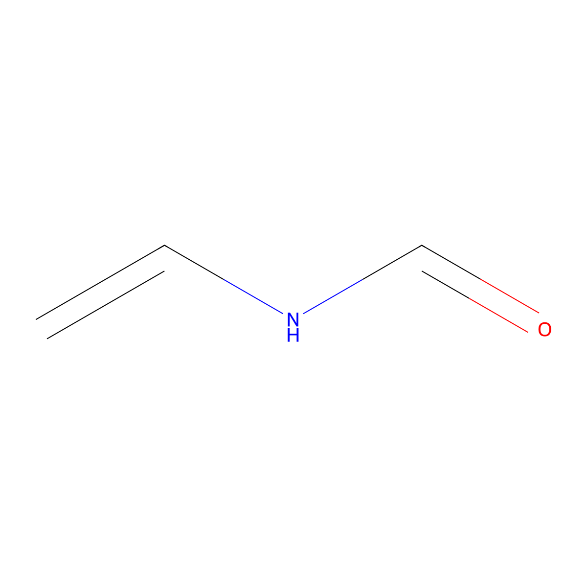 N-Vinylformamide molecular structure, CAS 13162-05-5