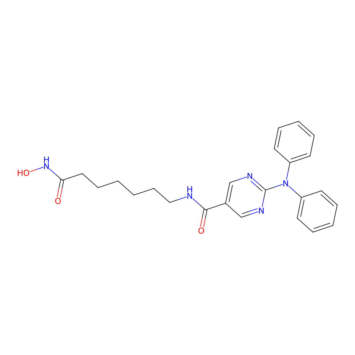 Ricolinostat molecular structure, CAS 1316214-52-4