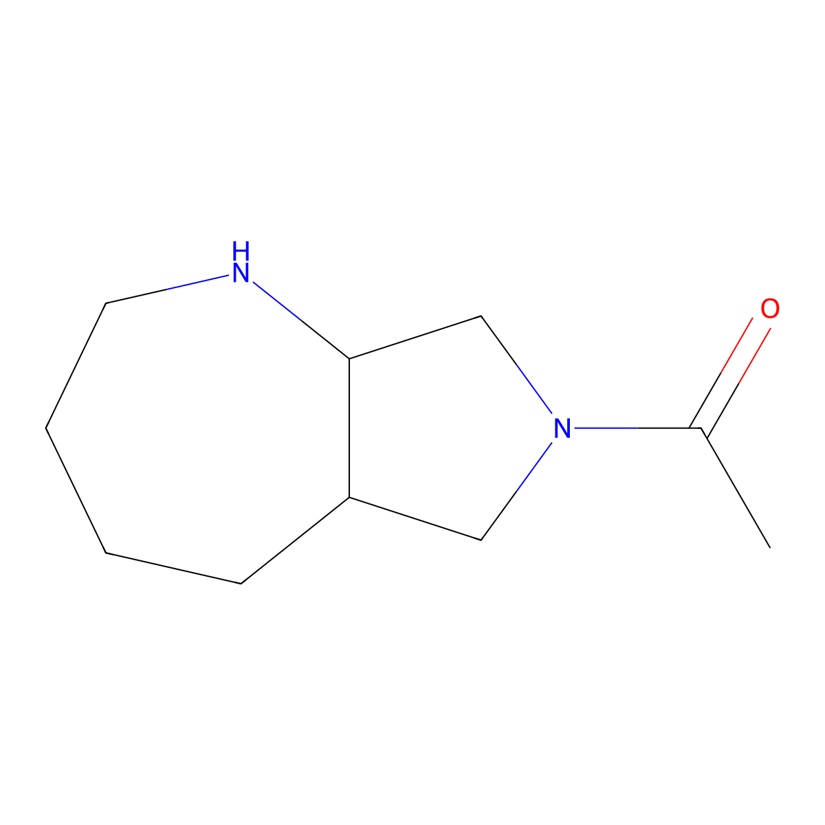 1-(Octahydro-pyrrolo[3,4-b]azepin-7-yl)-ethanone molecular structure, CAS 1316220-00-4