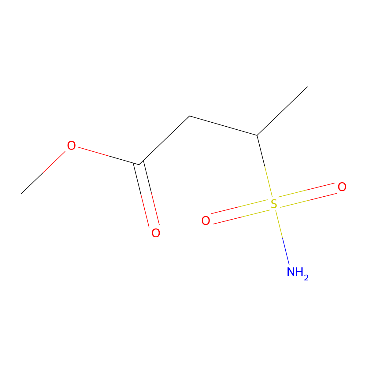 3-Sulfamoyl-butyric acid methyl ester molecular structure, CAS 1316222-19-1
