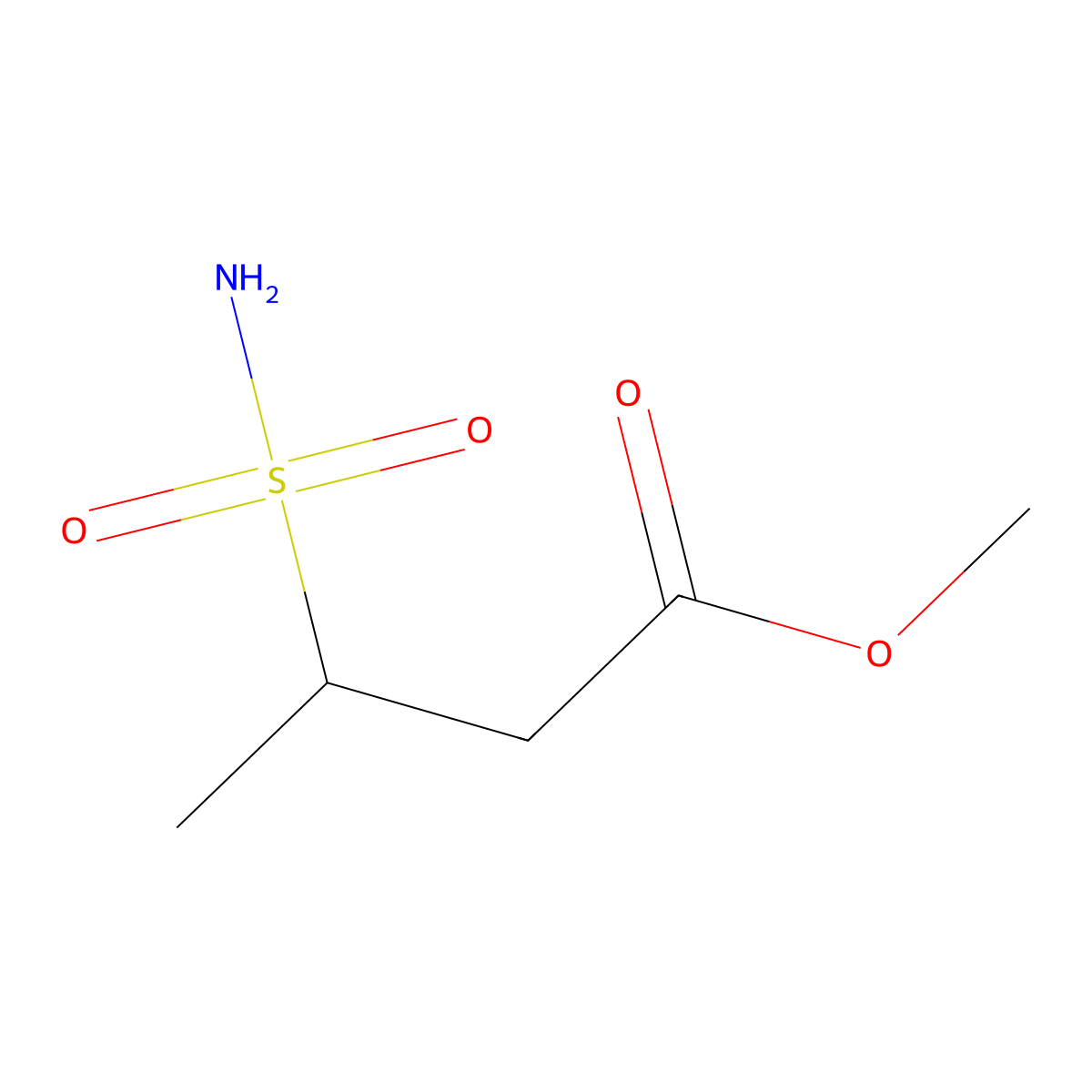 3-Sulfamoyl-butyric acid methyl ester molecular structure, CAS 1316222-19-1