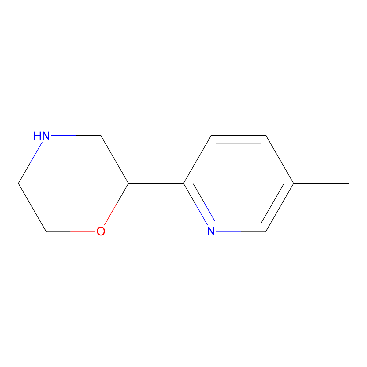 2-(5-Methylpyridin-2-yl)morpholine molecular structure, CAS 1316223-74-1