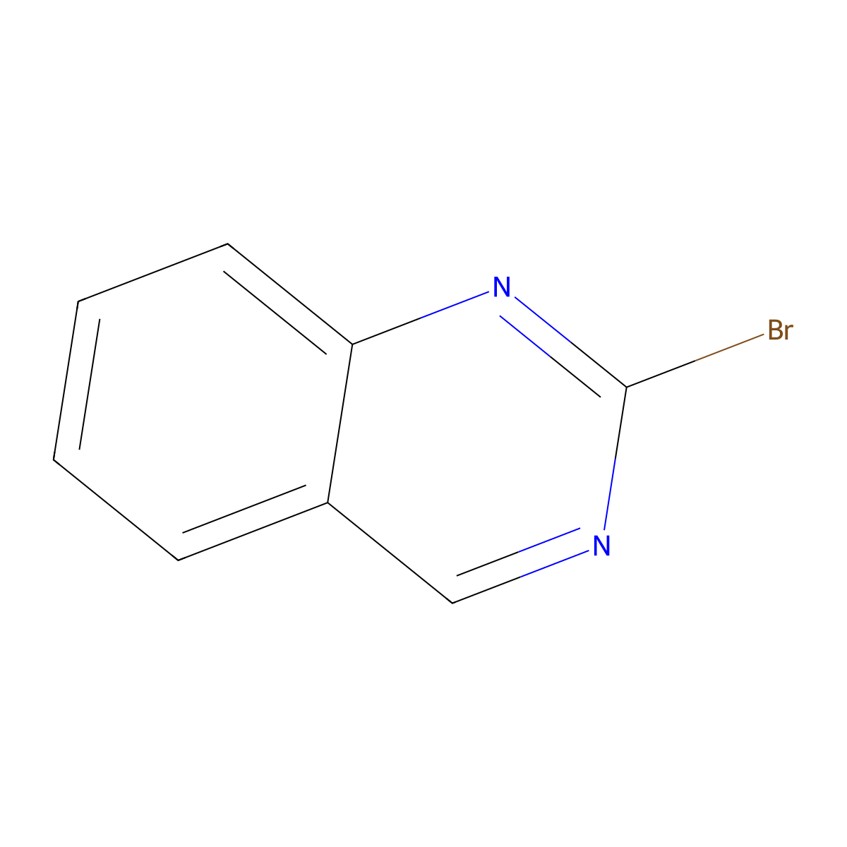 2-Bromoquinazoline molecular structure, CAS 1316275-31-6