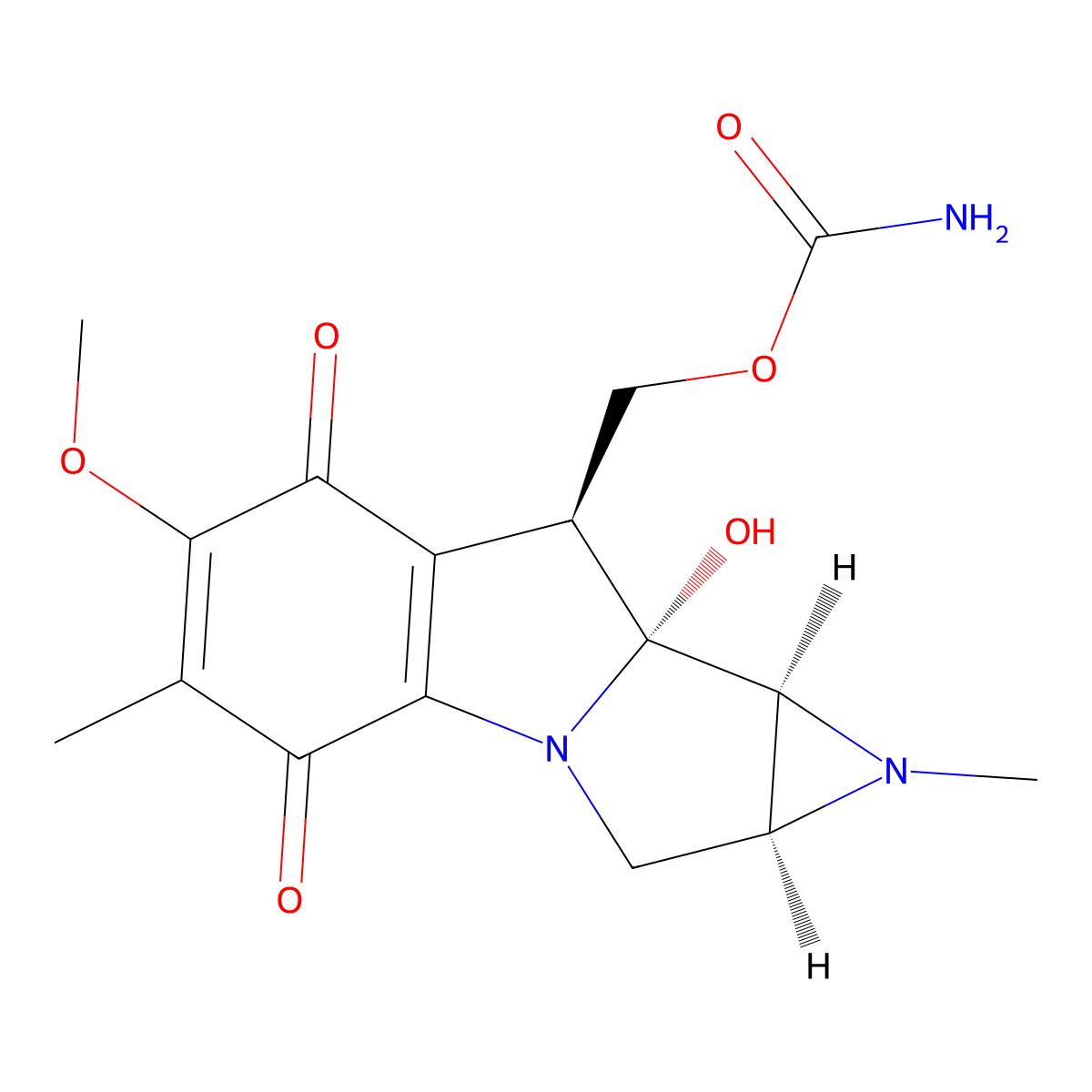 9-Epimitomycin B molecular structure, CAS 13164-90-4