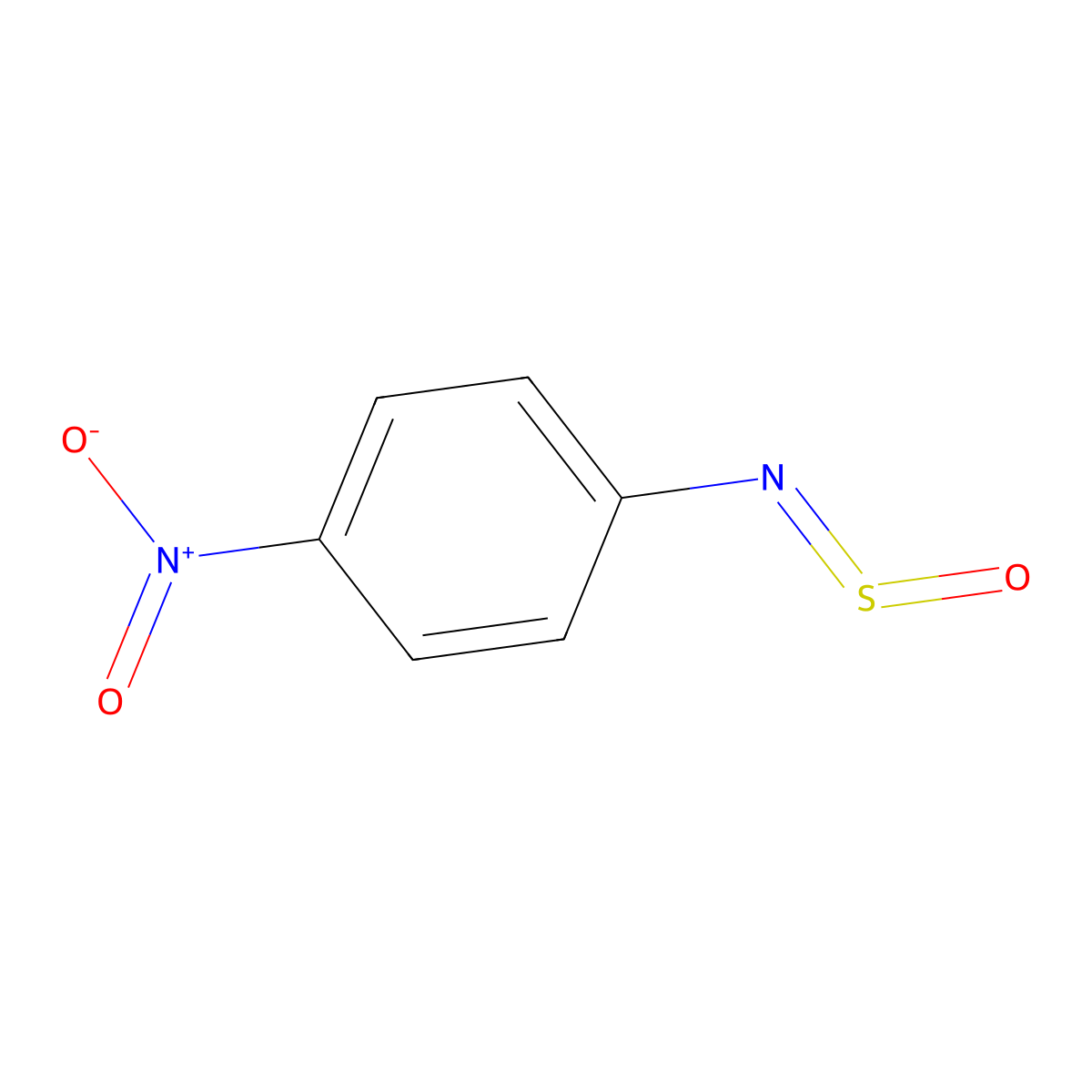 N-Sulfinyl-4-nitroaniline molecular structure, CAS 13165-67-8