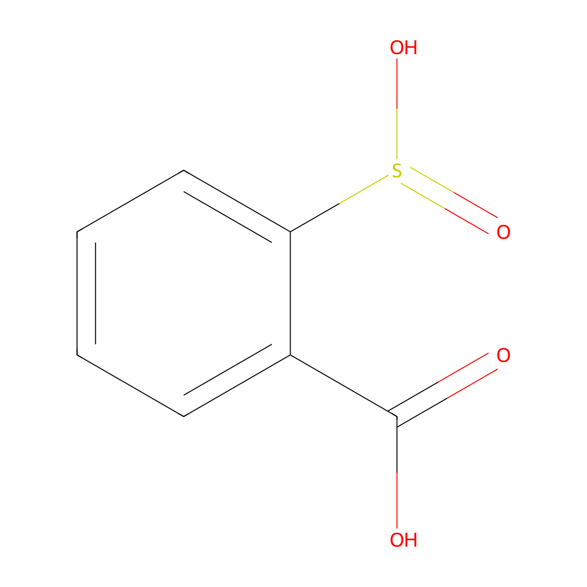 2-Sulfinobenzoic acid molecular structure, CAS 13165-80-5