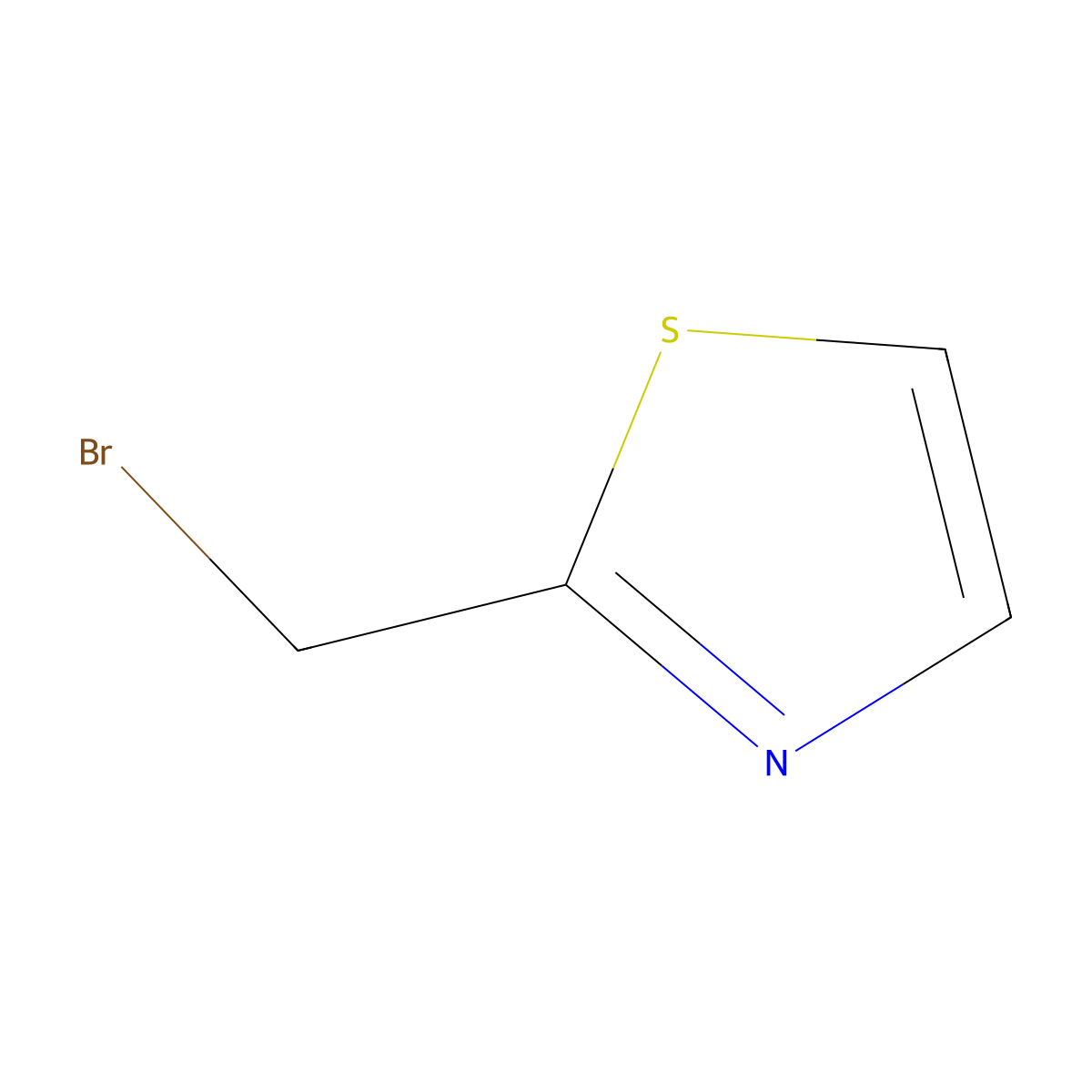 2-(Bromomethyl)thiazole molecular structure, CAS 131654-56-3