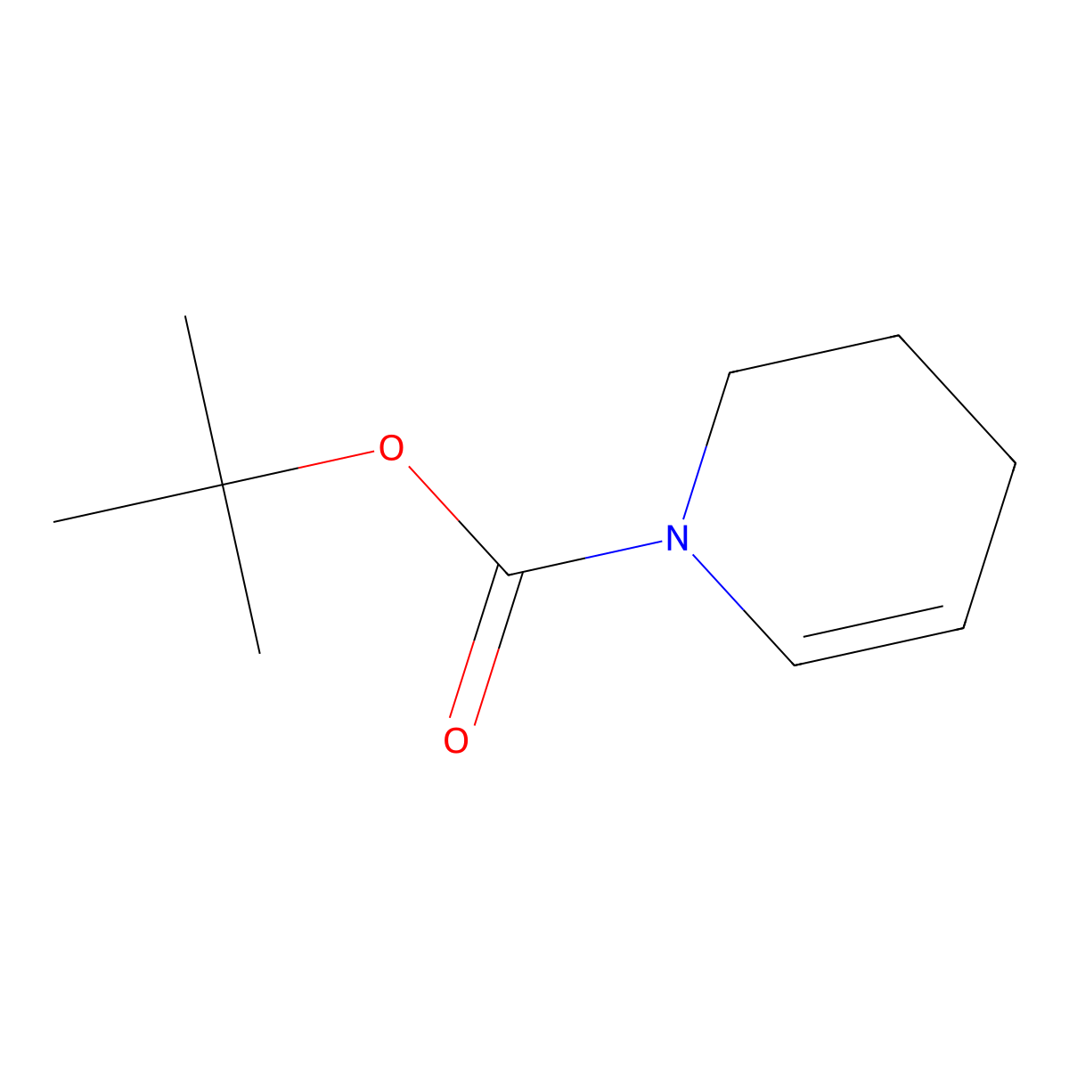 Tert-butyl 1,2,3,4-tetrahydropyridine-1-carboxylate molecular structure, CAS 131667-57-7