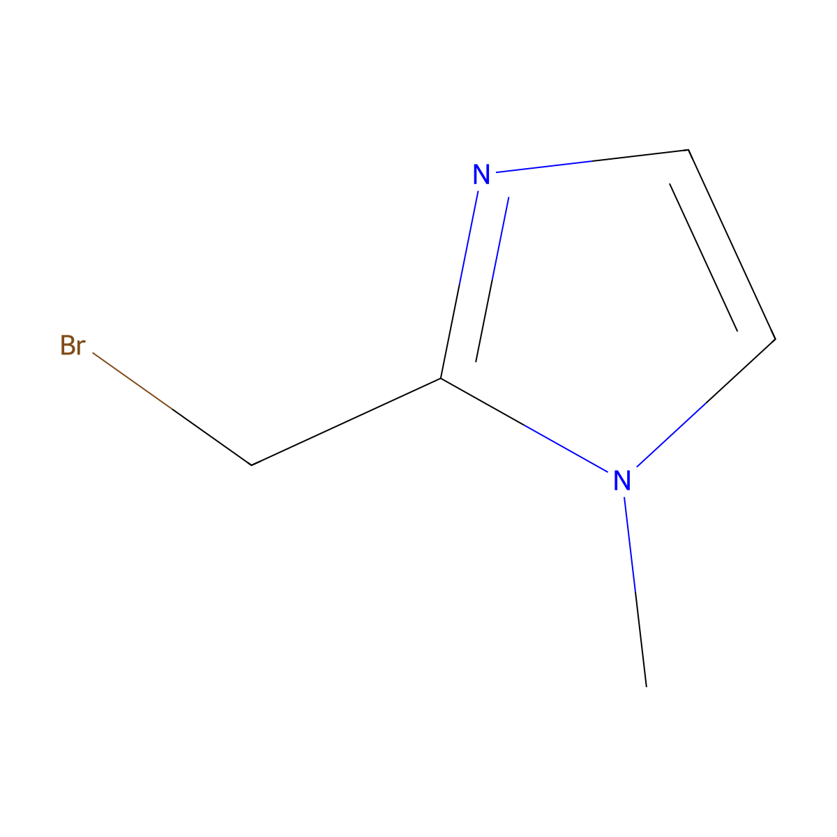 2-(Bromomethyl)-1-methyl-1H-imidazole molecular structure, CAS 131671-69-7